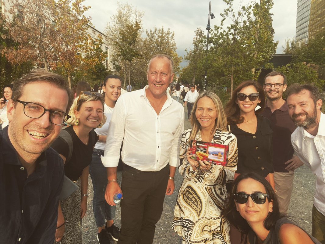 Walk21 with Deputy Mayor of Tirana and GIZ