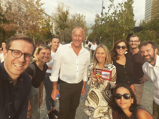 Walk21 with Deputy Mayor of Tirana and GIZ