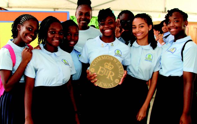 Commonwealth Walkway with young people in British Virgin Islands
