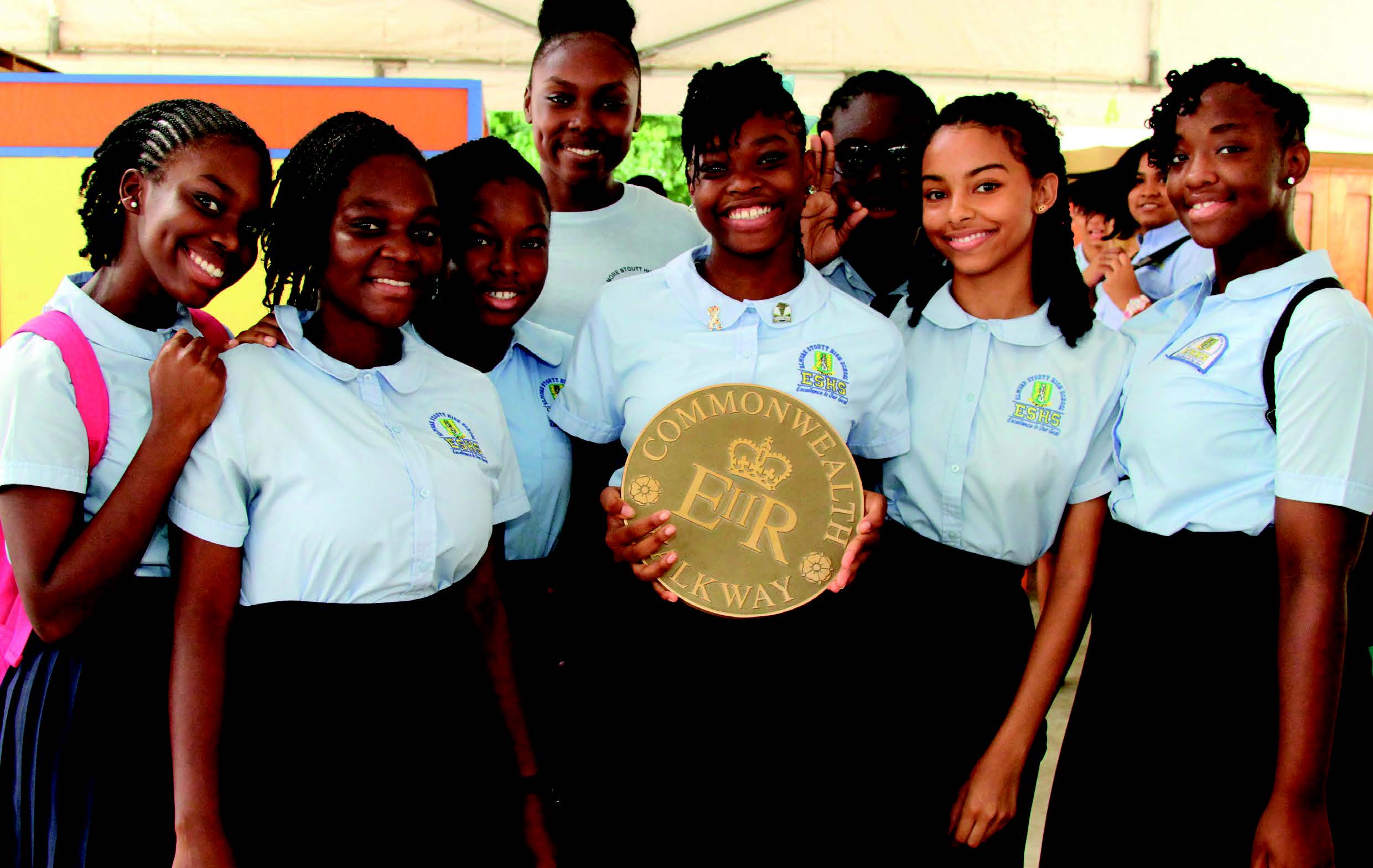 Commonwealth Walkway with young people in British Virgin Islands