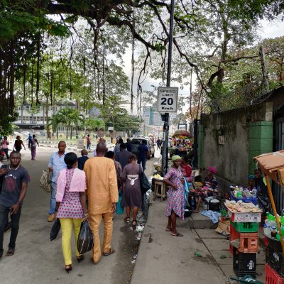 Walking in Lagos, Nigeria