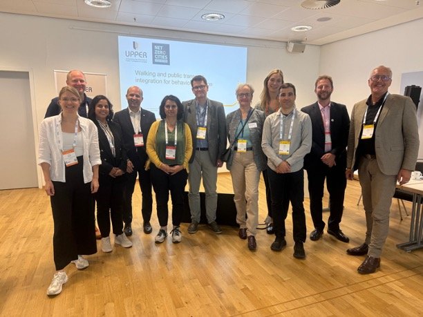 Speakers at the walking to public transport session of the UITP congress in Hamburg 