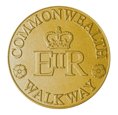 Commonwealth Walkway bronze marker