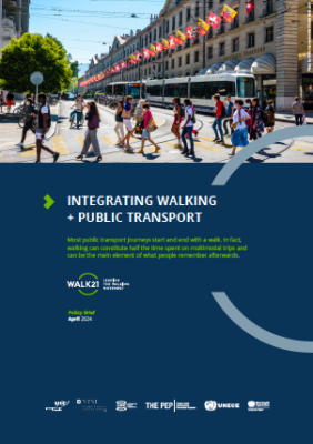 Integrating walking and public transport policy brief